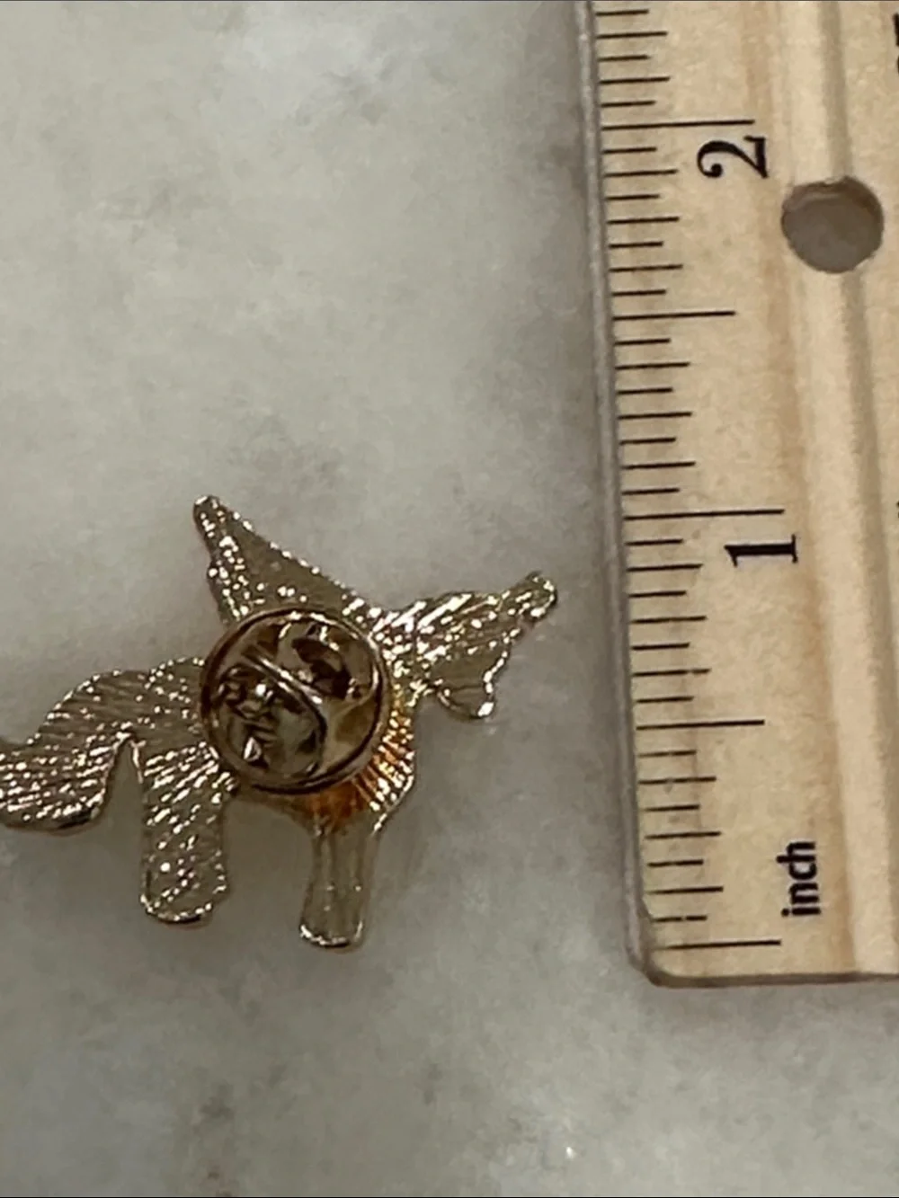 Cute Enamel Unicorn Pin — Pink Wing, Rainbow Tail